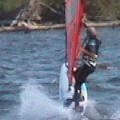 Step 2 instruction for Aerial Duck Jibe