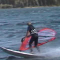 Step 5 instruction for One Handed Laydown Jibe