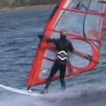 Step 9 instruction for One Handed Laydown Jibe
